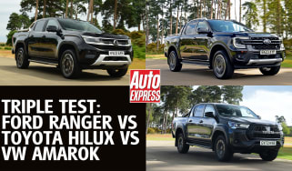 Ford Ranger, Toyota Hilux and Volkswagen Amarok triple test header image
